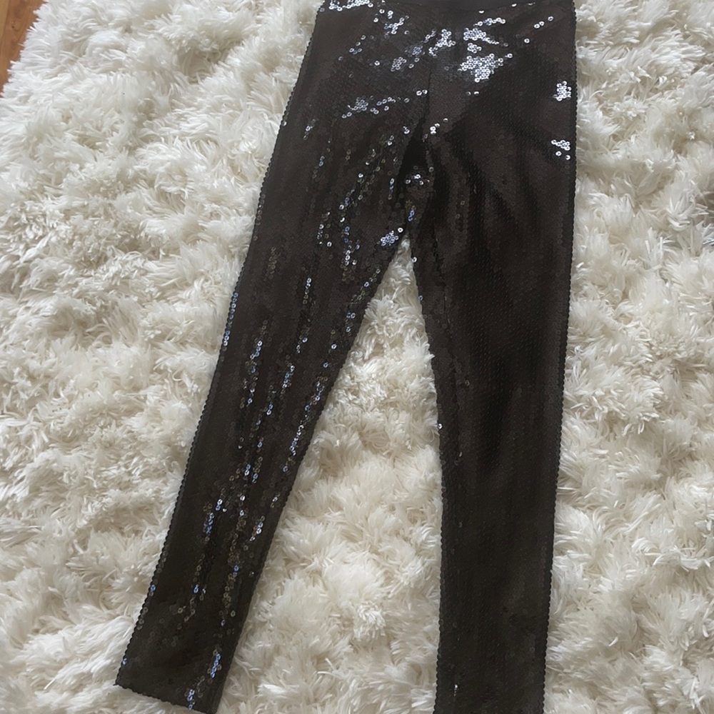 Marc Jacobs Black All Sequence Pants Size 0 Great… - image 1